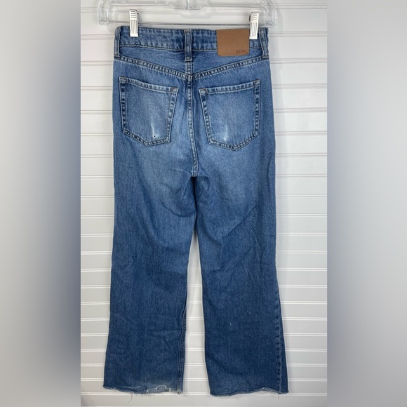 Aeropostale High Rise Wide Leg Blue Denim Jeans 000R Women’s GUC - Picture 7 of 12